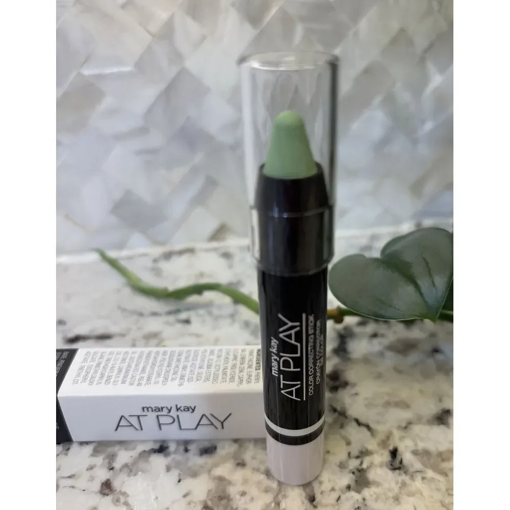 Mary Kay At Play Color Correcting Stick Wipe‎ Out Red NEW IN BOX - DISCONTINUED